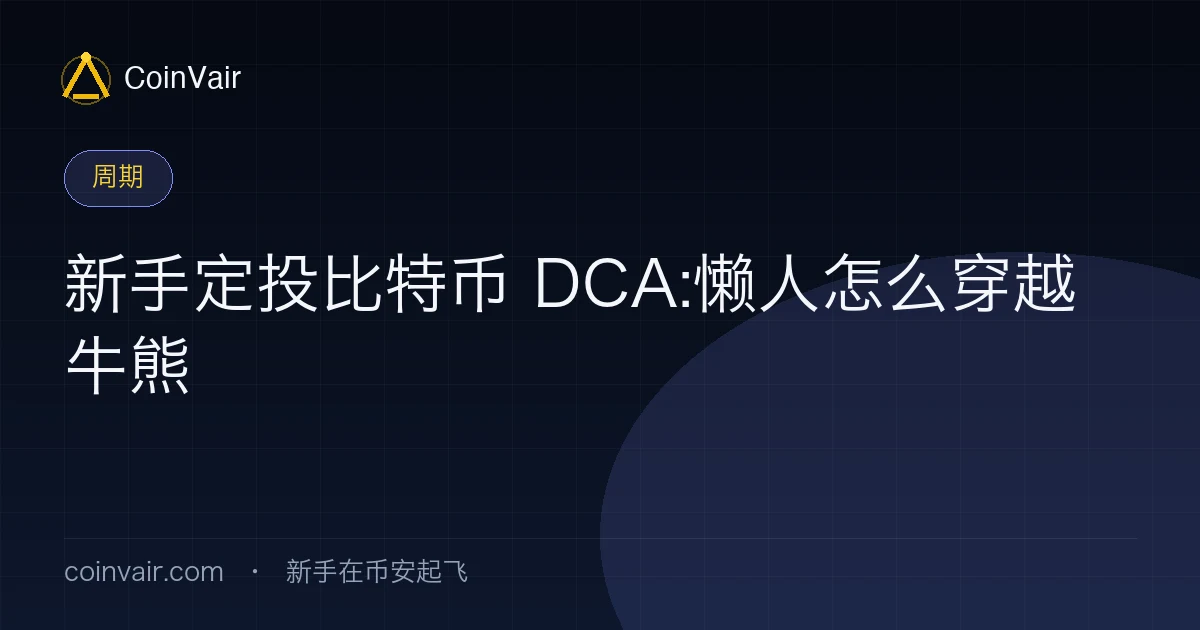 新手定投比特币 DCA 封面