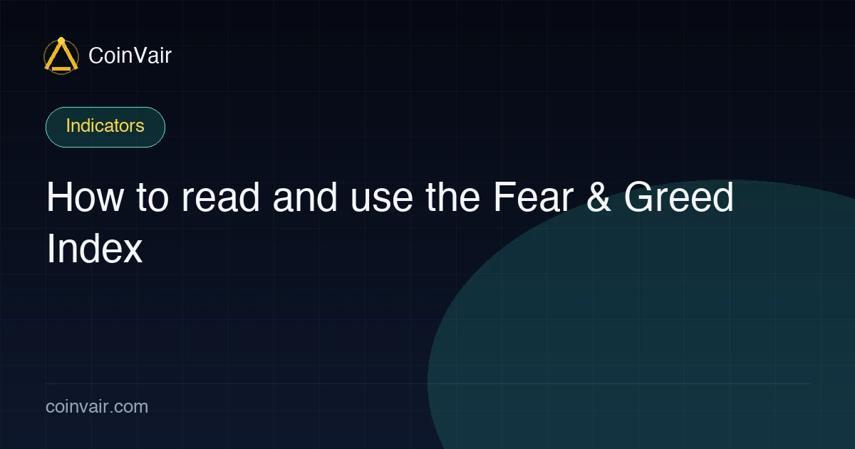 How to use the Fear and Greed Index cover