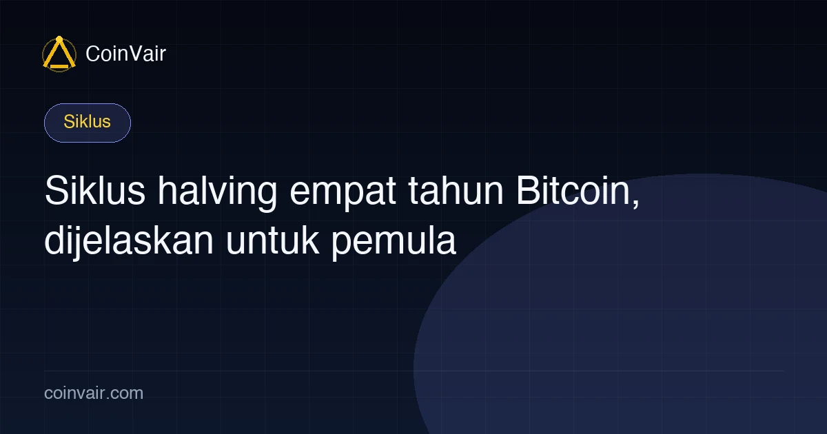 Siklus halving empat tahun Bitcoin: bull, puncak, bear, dasar, dan di mana pemula tergilas
