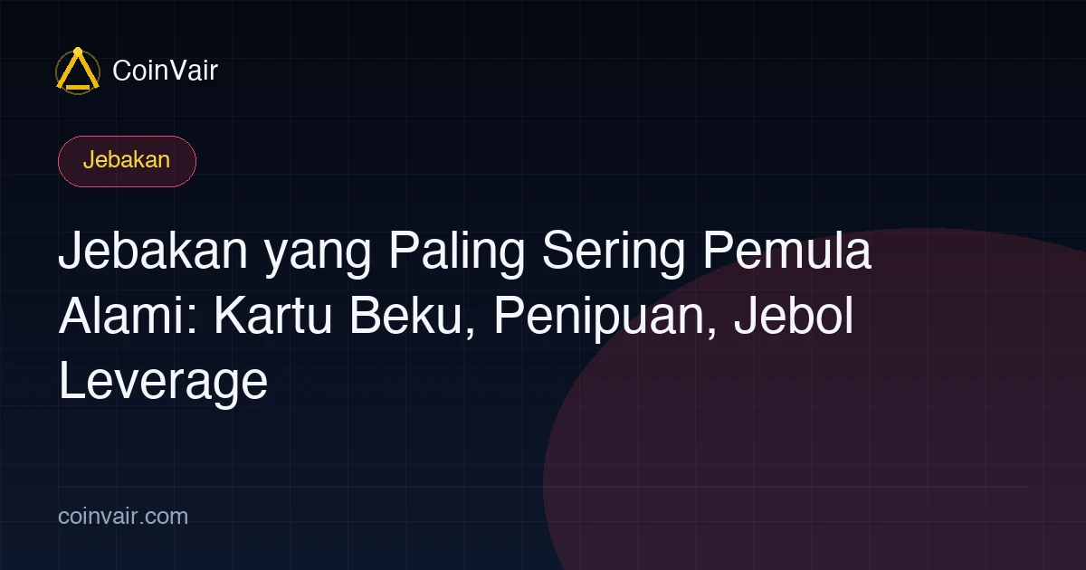 Sampul penipuan umum pemula kripto