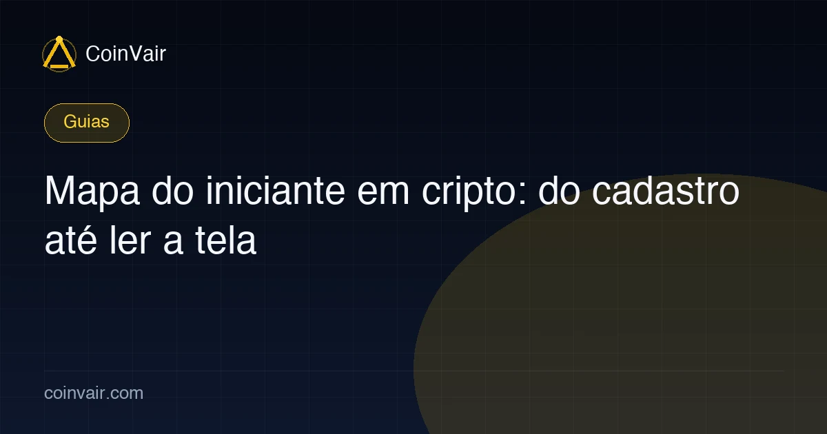 Capa do mapa do iniciante em cripto