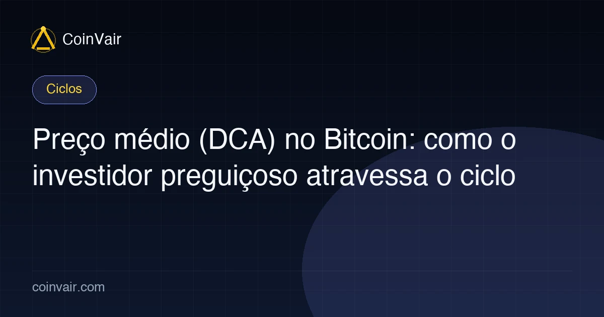 Capa sobre aportes recorrentes em Bitcoin para iniciantes